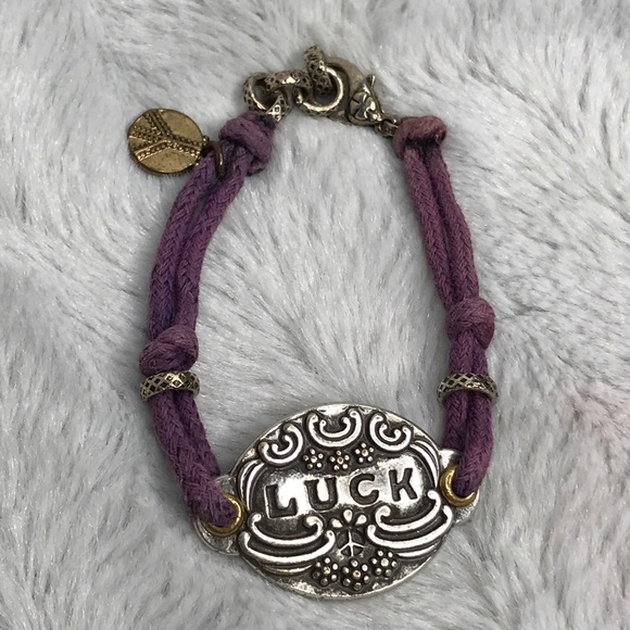 Lucky Brand Jewelry - Lucky Brand Luck Peace Rainbow Rope Bracelet